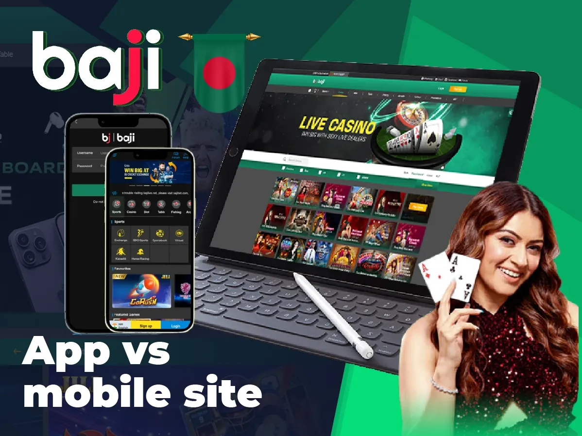 Baji999 app vs mobile site