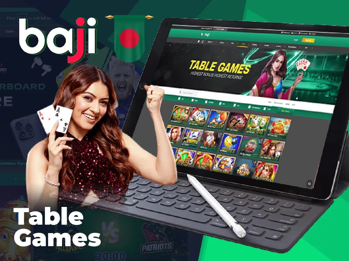 Baji999 table games