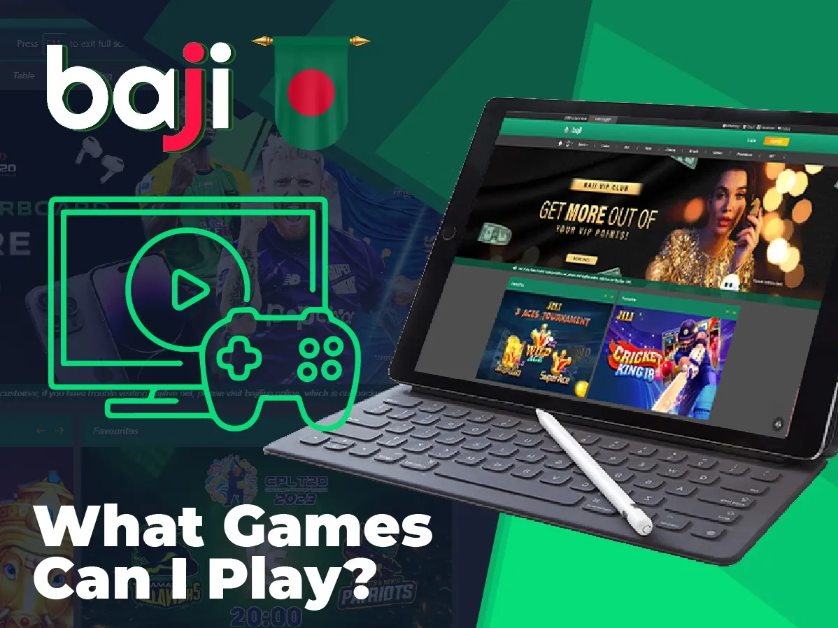 What games can I play after login at Baji999